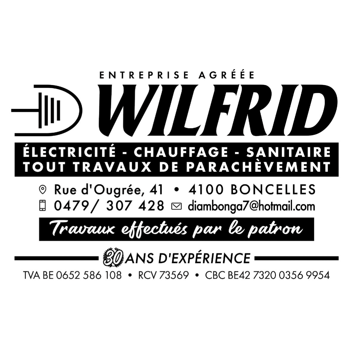 WILFRID: Electricité - Chauffage - Sanitaire